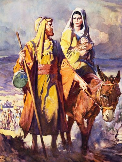 La fuite en Égypte - James Edwin McConnell