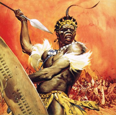 Guerrier zoulou - James Edwin McConnell