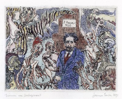 Les démons qui me tourmentent (Démons me turlupinant) - James Ensor