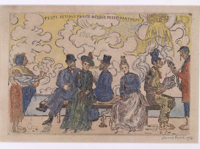 La pagaille en bas, la pagaille en haut, la pagaille partout - James Ensor