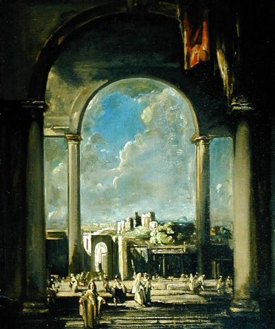 Figures sous une arche - James Ferrier Pryde