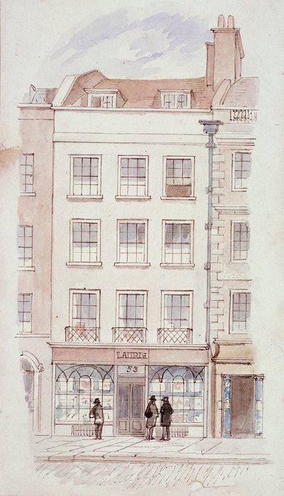 Les locaux de Laurie, Fleet Street, Londres, vers 1820 - James Findlay
