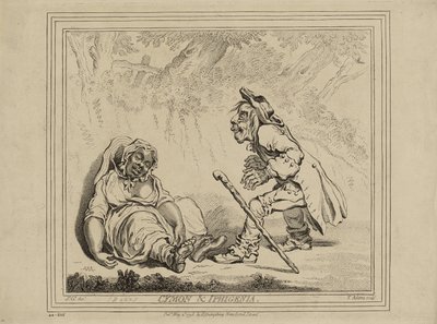 Cymon et Iphigénie, publié le 2 mai - James Gillray