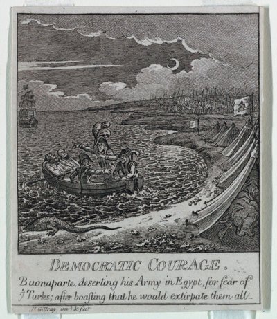 Démocratie, ou une esquisse - James Gillray