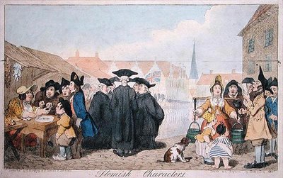 Personnages flamands - James Gillray