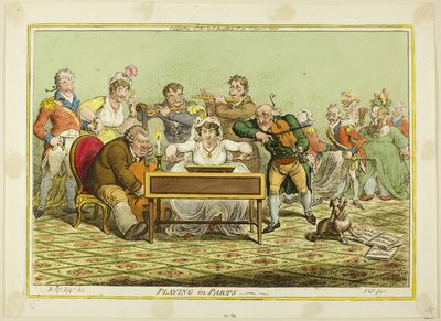 Jouer en pièces détachées - James Gillray