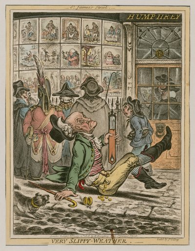 Temps Très Glissant - James Gillray