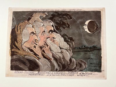 Les Sœurs étranges ; Les Ministres des ténèbres ; Les serviteurs de la Lune - James Gillray