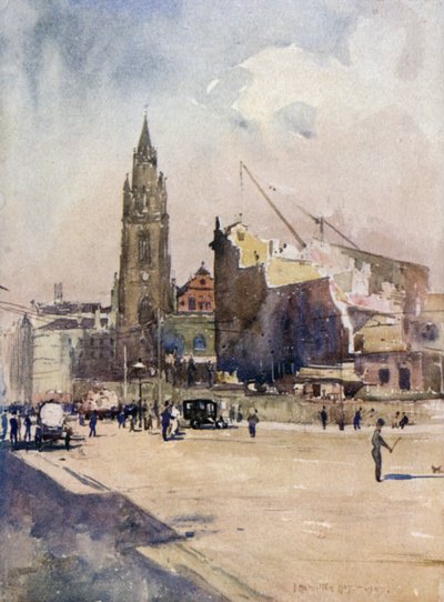 Église St Nicholas et la dernière des Tower Buildings - James Hamilton Hay