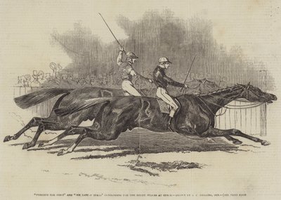 Pyrrhus le Premier et Sir Tatton Sykes contestant les Derby Stakes à Epsom - James Herring
