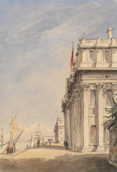 La façade du Royal Naval College, Greenwich - James Holland