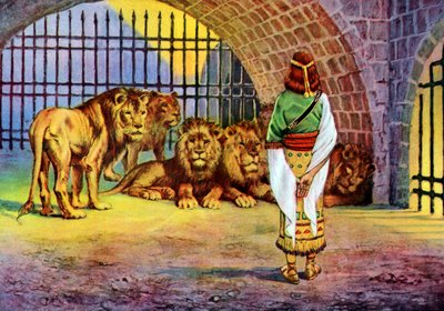 Daniel dans la fosse aux lions - Bible - James Jacques Joseph (after) Tissot