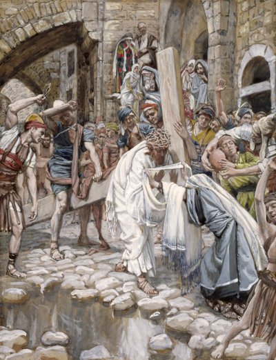 Une Sainte Femme Essuie le Visage de Jésus, illustration pour La Vie du Christ, vers 1886-94 - James Jacques Joseph Tissot