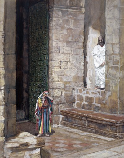 Et Jésus resta seul et il y avait une femme au milieu, illustration pour La Vie du Christ - James Jacques Joseph Tissot