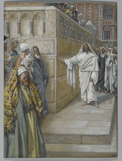 La pierre angulaire, illustration de La Vie de Notre Seigneur Jésus-Christ, 1886-94 - James Jacques Joseph Tissot