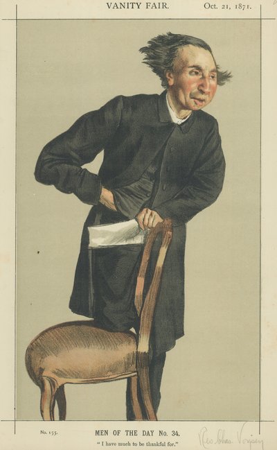 Le révérend Charles Voysey (lithographie en couleur) - James Jacques Joseph Tissot