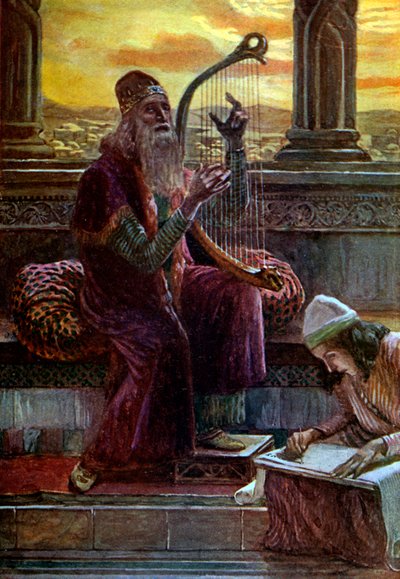 David chantant - Bible - James Jacques Joseph after Tissot