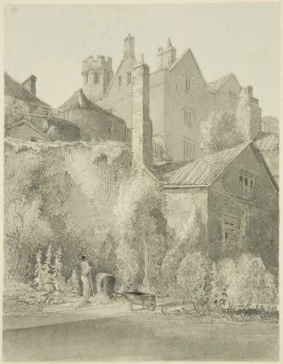 The White Lodge, vu du jardin de l