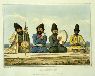 Musiciens persans, de 