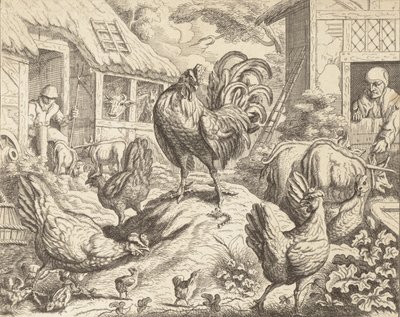 Le coq et la pierre précieuse, des Fables d