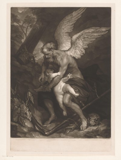 Le temps coupe les ailes de Cupidon - James McArdell