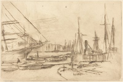 Une esquisse de Billingsgate - James McNeill Whistler
