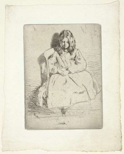 Annie, assise - James McNeill Whistler