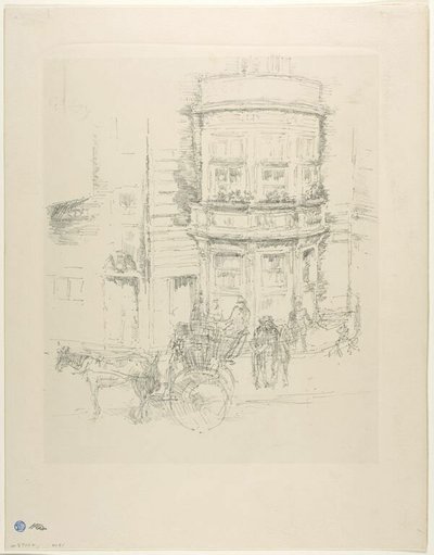 Arrière du théâtre Gaiety - James McNeill Whistler