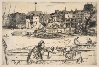 Black Lion Wharf - James McNeill Whistler