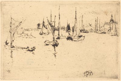 Bateaux, Dordrecht - James McNeill Whistler
