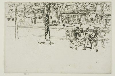 Boulevard Poissonnière, Paris - James McNeill Whistler