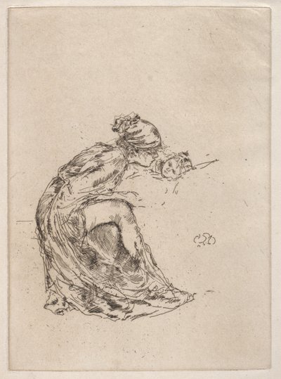 Cameo, n° 1 (Mère et enfant) - James McNeill Whistler
