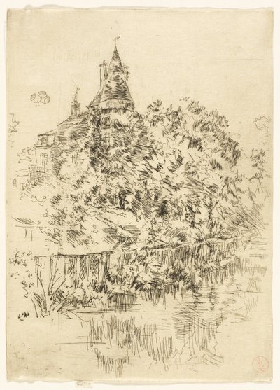 Château de Verneuil, Touraine - James Abbott McNeill Whistler