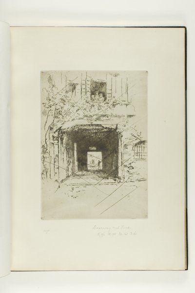 Porte et vigne - James McNeill Whistler