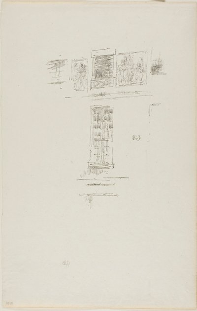 Hôtel Colbert, fenêtres - James McNeill Whistler