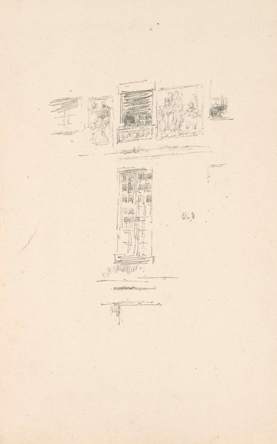 Hôtel Colbert, Windows - James McNeill Whistler