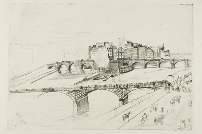 Île de la Cité, Paris - James McNeill Whistler