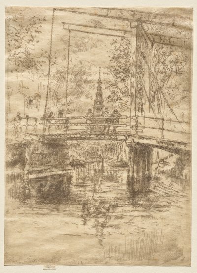 Petit pont-levis, Amsterdam - James McNeill Whistler