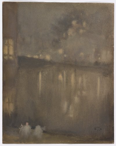 Nocturne : Gris et Or – Canal, Hollande - James Abbott McNeill Whistler