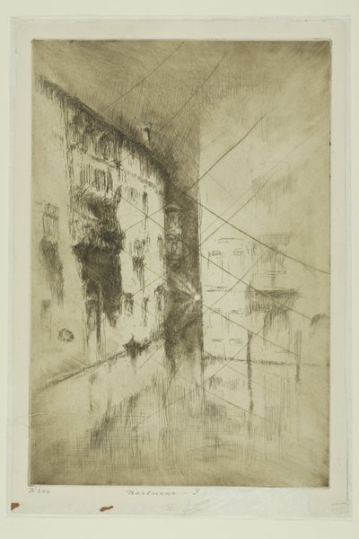 Nocturne : Palais - James Abbott McNeill Whistler