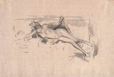 Modèle nu couché - James McNeill Whistler