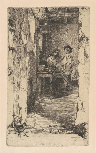 Chiffonniers, Quartier Mouffetard, Paris - James Abbott McNeill Whistler