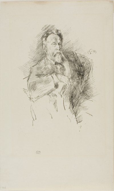 Esquisse de William E. Henley - James Abbott McNeill Whistler