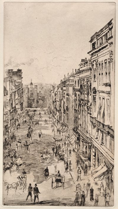 Rue St. James - James McNeill Whistler