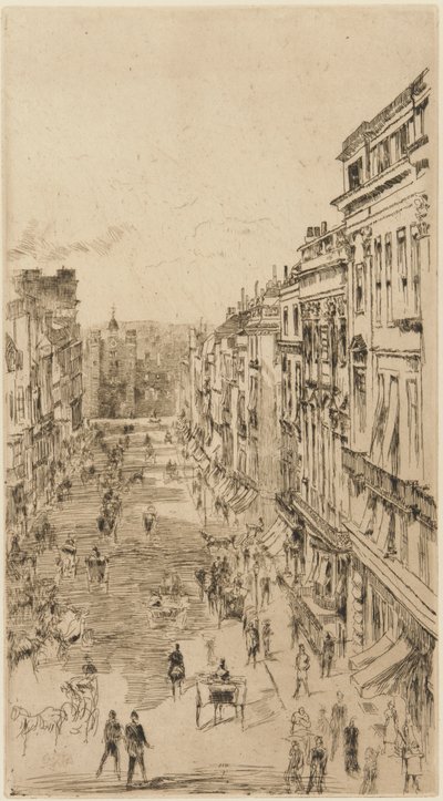 Rue St. James - James Abbott McNeill Whistler