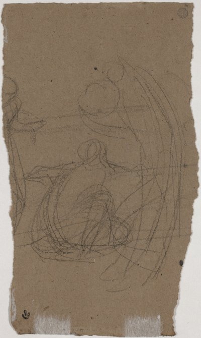 Étude pour "Variations en bleu et vert" [verso] - James Abbott McNeill Whistler