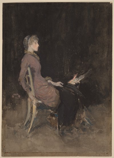 Étude en noir et or (Madge O'Donoghue) - James McNeill Whistler