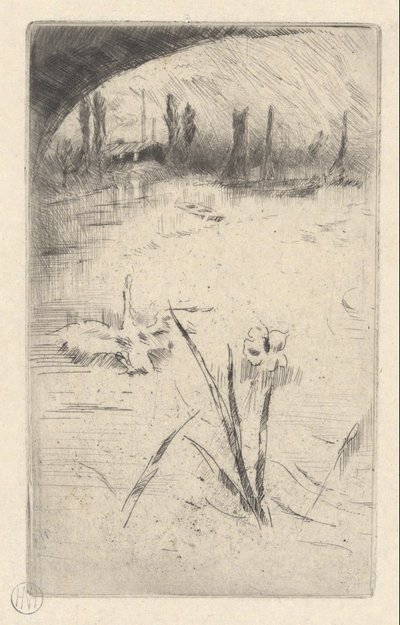 Cygne et Iris - James Abbott McNeill Whistler