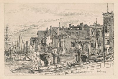 Police de la Tamise - James McNeill Whistler