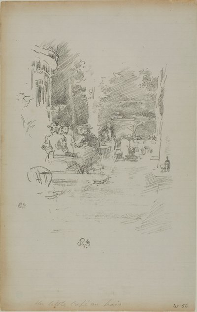 Le Petit Café au Bois - James McNeill Whistler